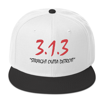 '313 Straight Outta Detroit' Snapback | 6-Panel