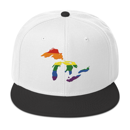 Great Lakes Snapback | 6-Panel - Rainbow Pride Edition