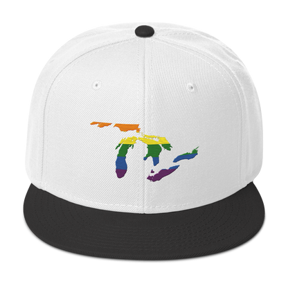 Great Lakes Snapback | 6-Panel - Rainbow Pride Edition