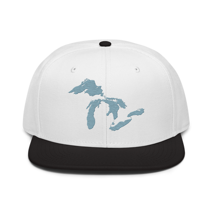 Great Lakes Snapback | 6-Panel - Opal Blue