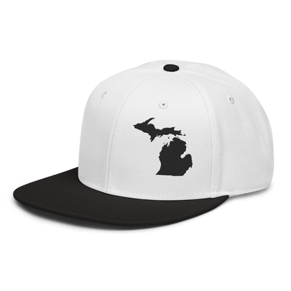 Michigan Snapback | 6-Panel - Black Outline