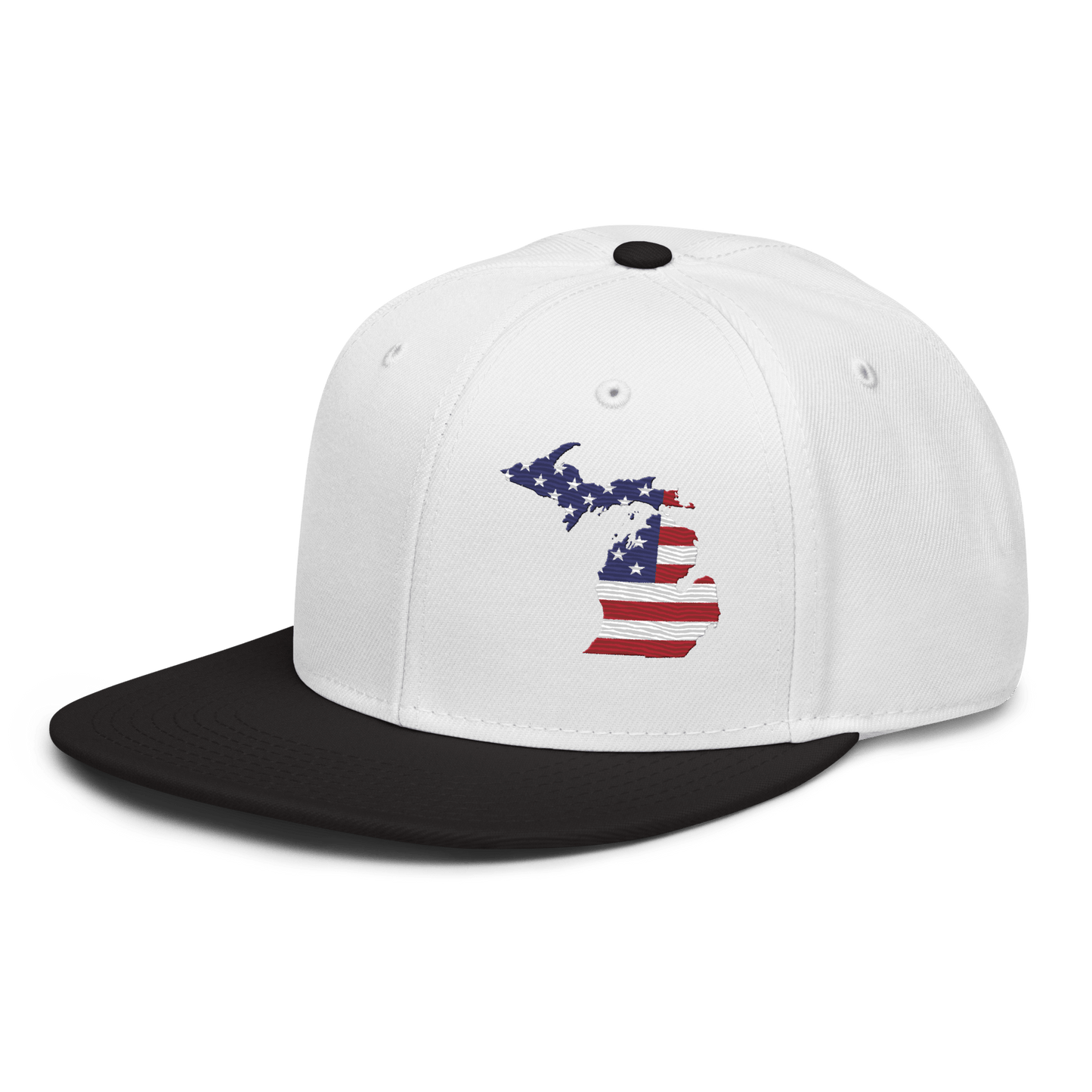 Michigan Snapback | 6-Panel - Patriotic Outline