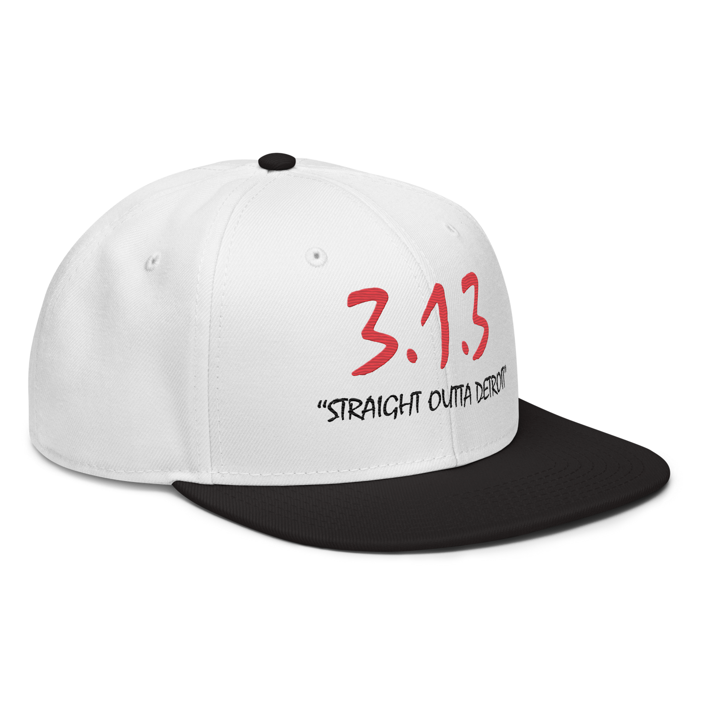 '313 Straight Outta Detroit' Snapback | 6-Panel