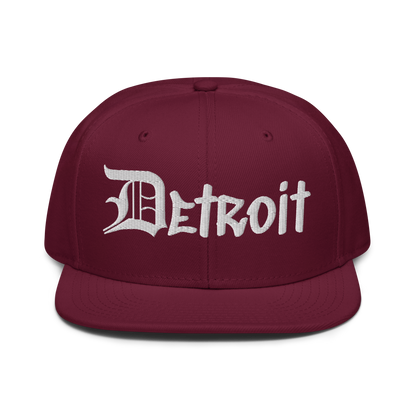 'Detroit' Snapback (OED Tag Font) | 6-Panel