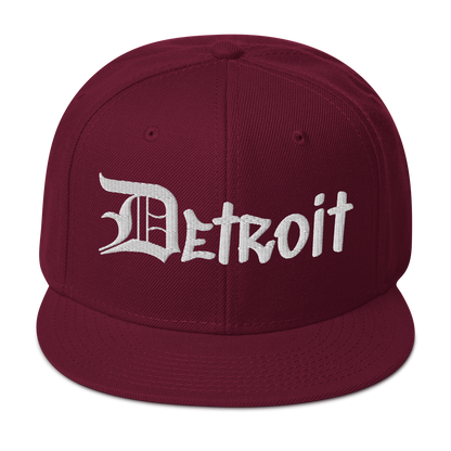 'Detroit' Snapback (OED Tag Font) | 6-Panel