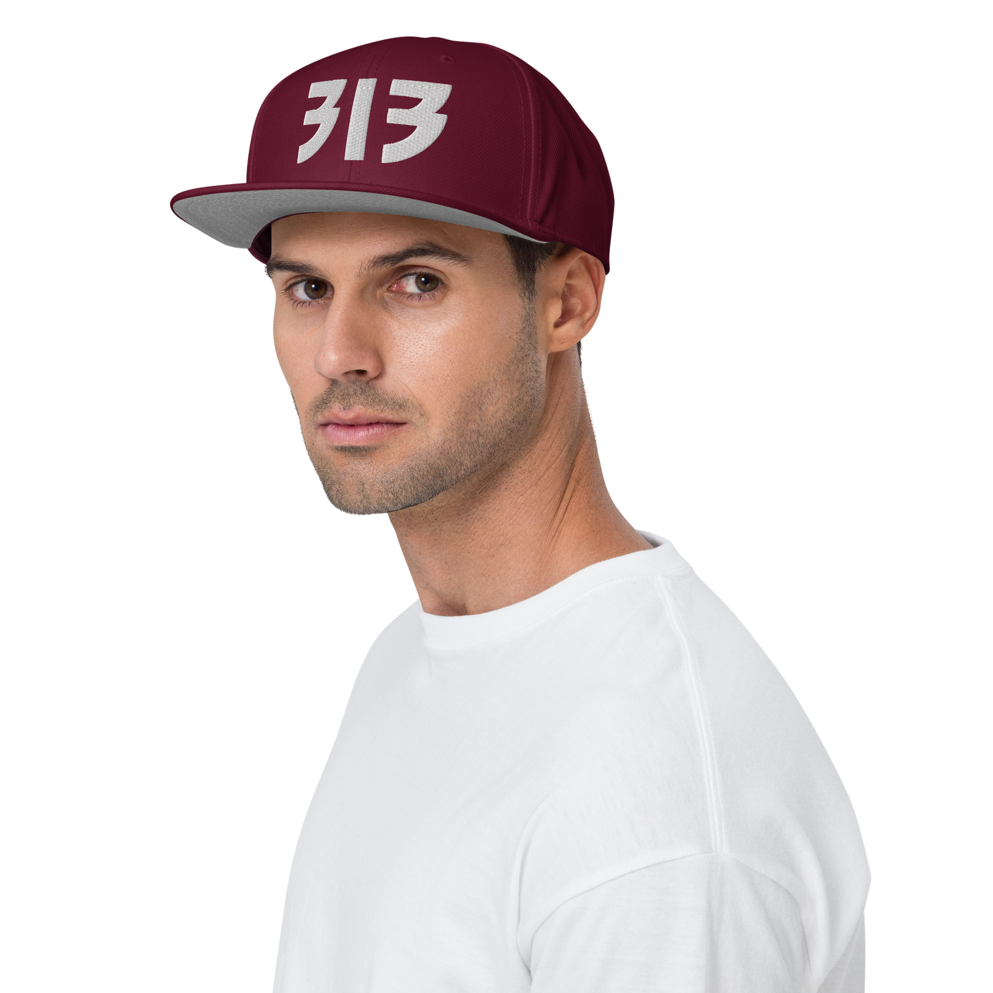 Detroit '313' Snapback (Glam Font) | 6-Panel