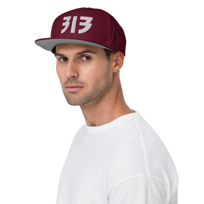 Detroit '313' Snapback (Glam Font) | 6-Panel