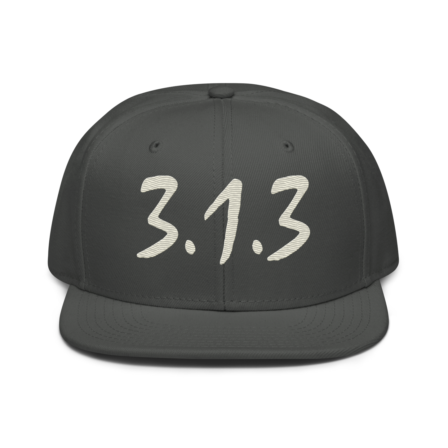 Detroit '313 Snapback (Ivory Compton Font) | 6-Panel