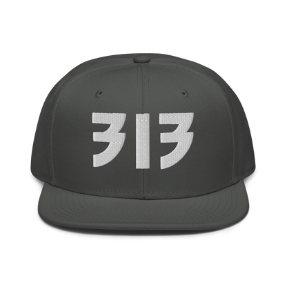 Detroit '313' Snapback (Glam Font) | 6-Panel