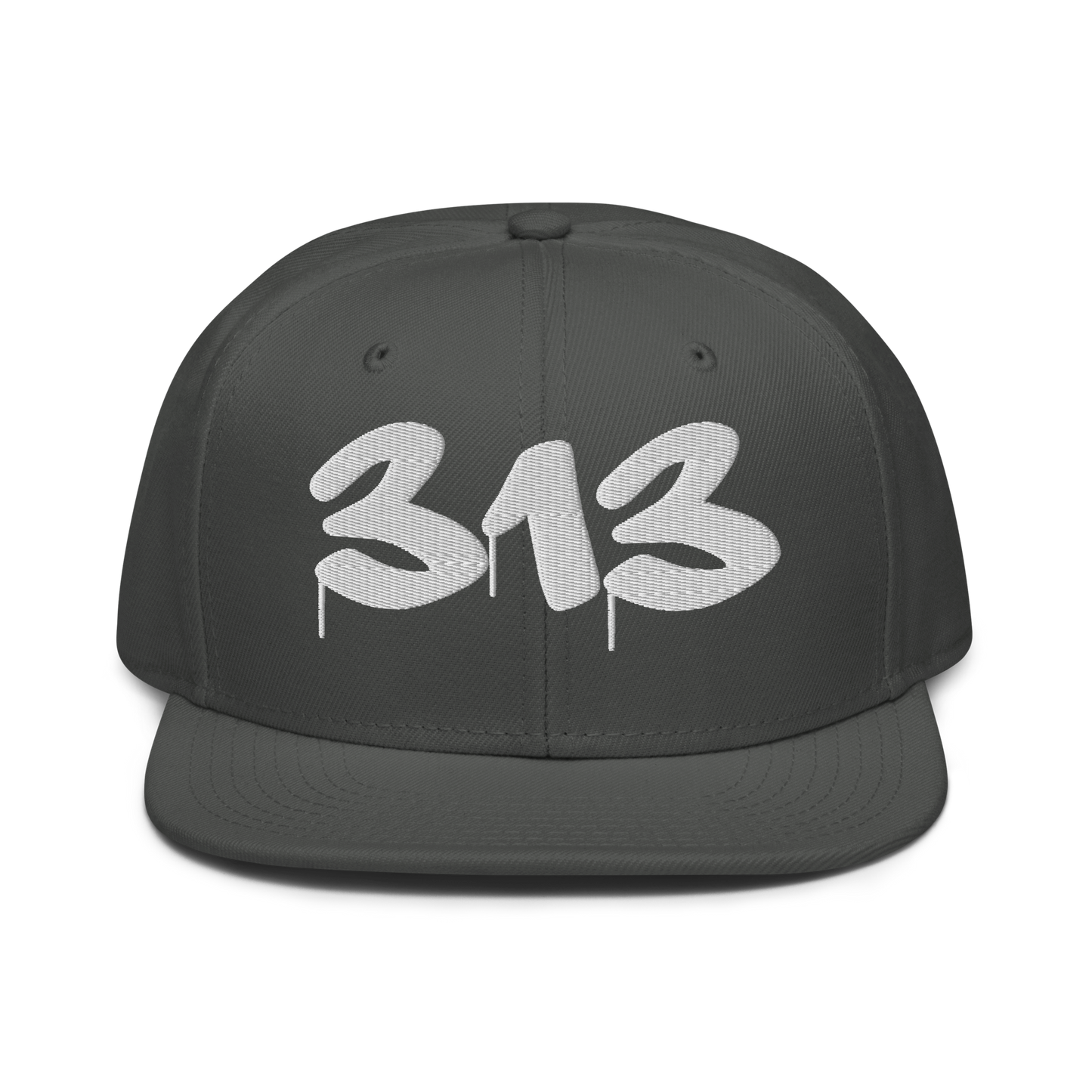 Detroit '313' Snapback (Tag Font) | 6-Panel