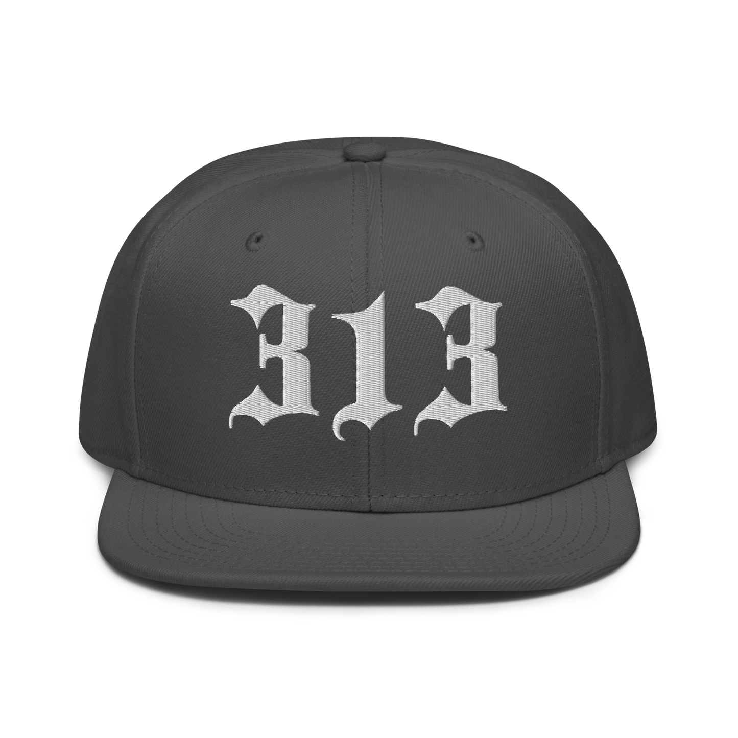 Detroit '313' Snapback (Old English Font) | 6-Panel