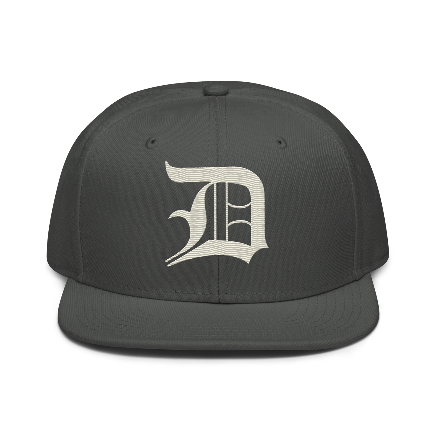 Detroit 'Old English D' Snapback | 6-Panel - Ivory White