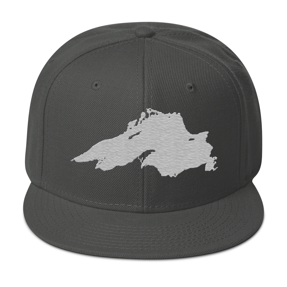 Lake Superior Snapback | 6-Panel - Platinum