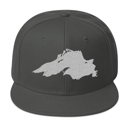 Lake Superior Snapback | 6-Panel - Platinum