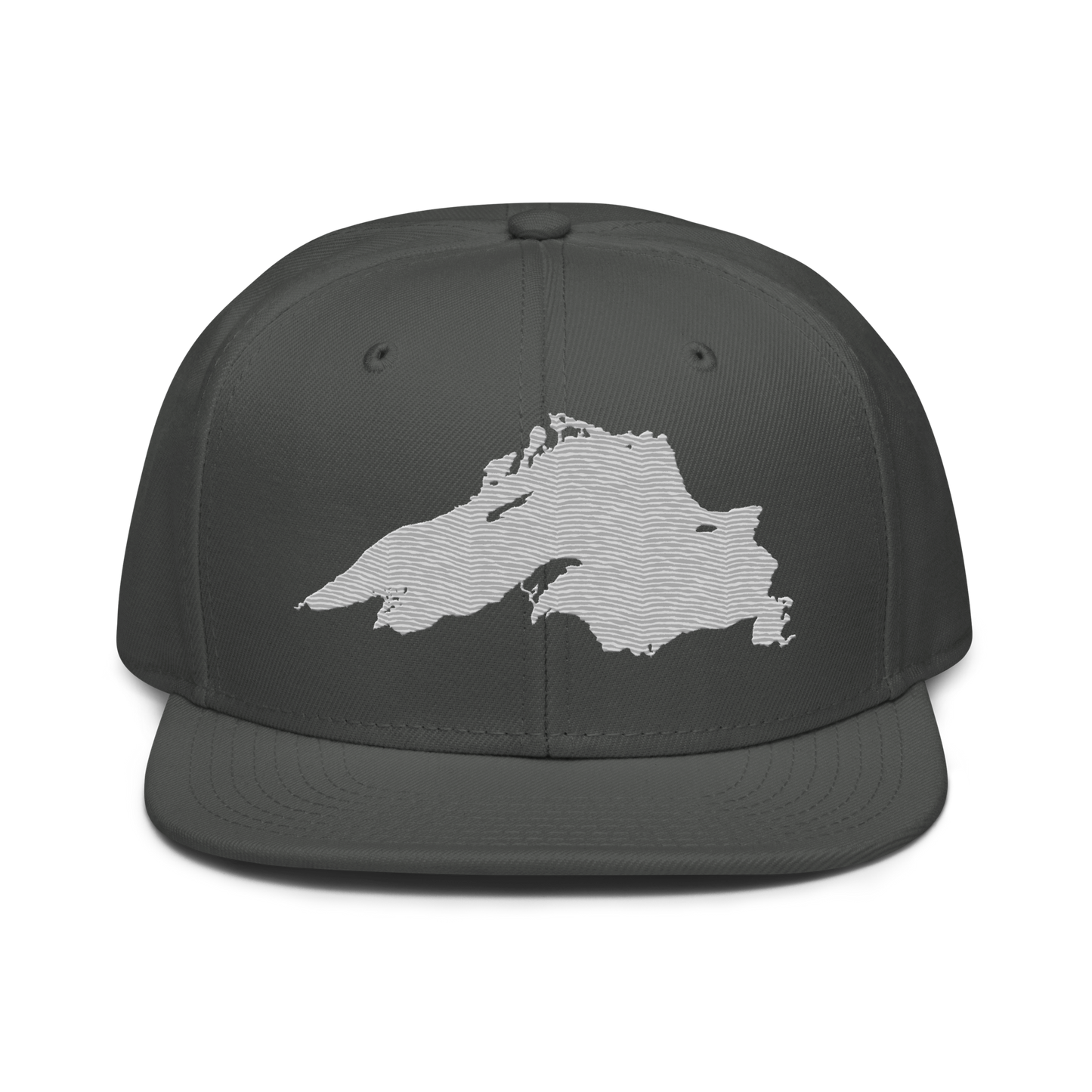 Lake Superior Snapback | 6-Panel - Platinum