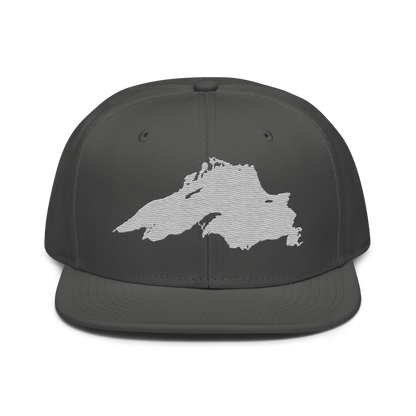 Lake Superior Snapback | 6-Panel - Platinum