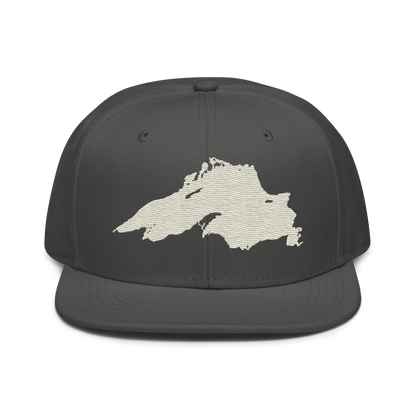 Lake Superior Snapback | 6-Panel - Ivory White