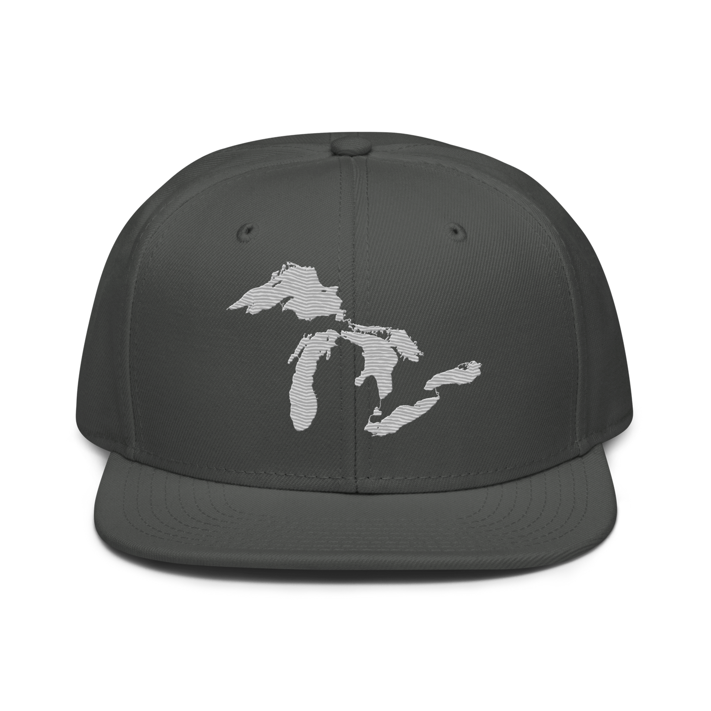 Great Lakes Snapback | 6-Panel - Platinum