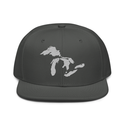 Great Lakes Snapback | 6-Panel - Platinum