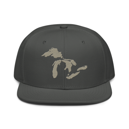 Great Lakes Snapback | 6-Panel - Petoskey Beige