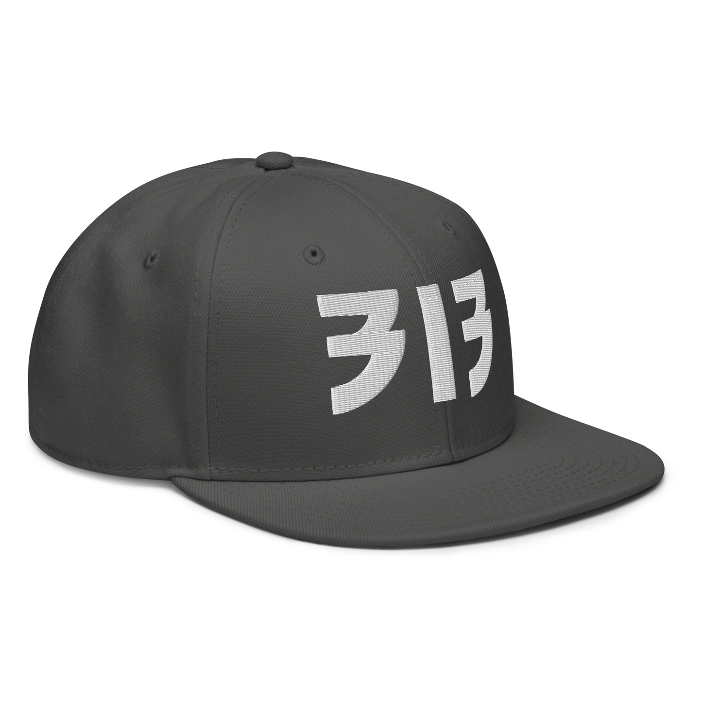 Detroit '313' Snapback (Glam Font) | 6-Panel