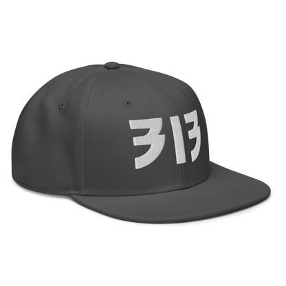 Detroit '313' Snapback (Glam Font) | 6-Panel