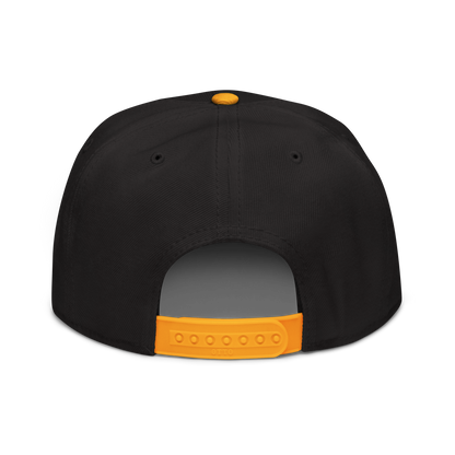 'Detroit Life' Flat Bill Snapback | 6-Panel - Gold