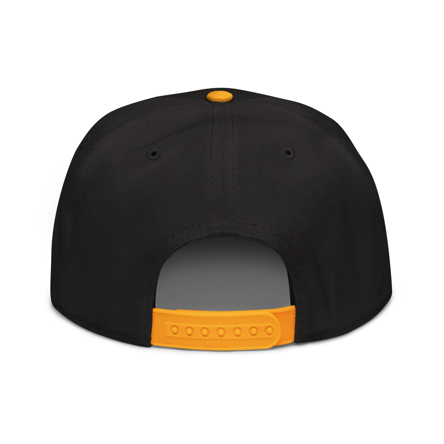 'Detroit' Flat Bill Snapback (OED Tag) | 6-Panel - Gold