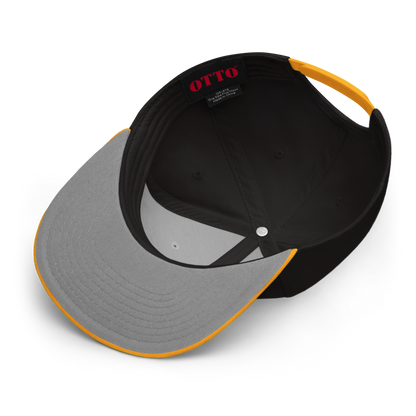 'Detroit' Flat Bill Snapback (OED Tag) | 6-Panel - Gold