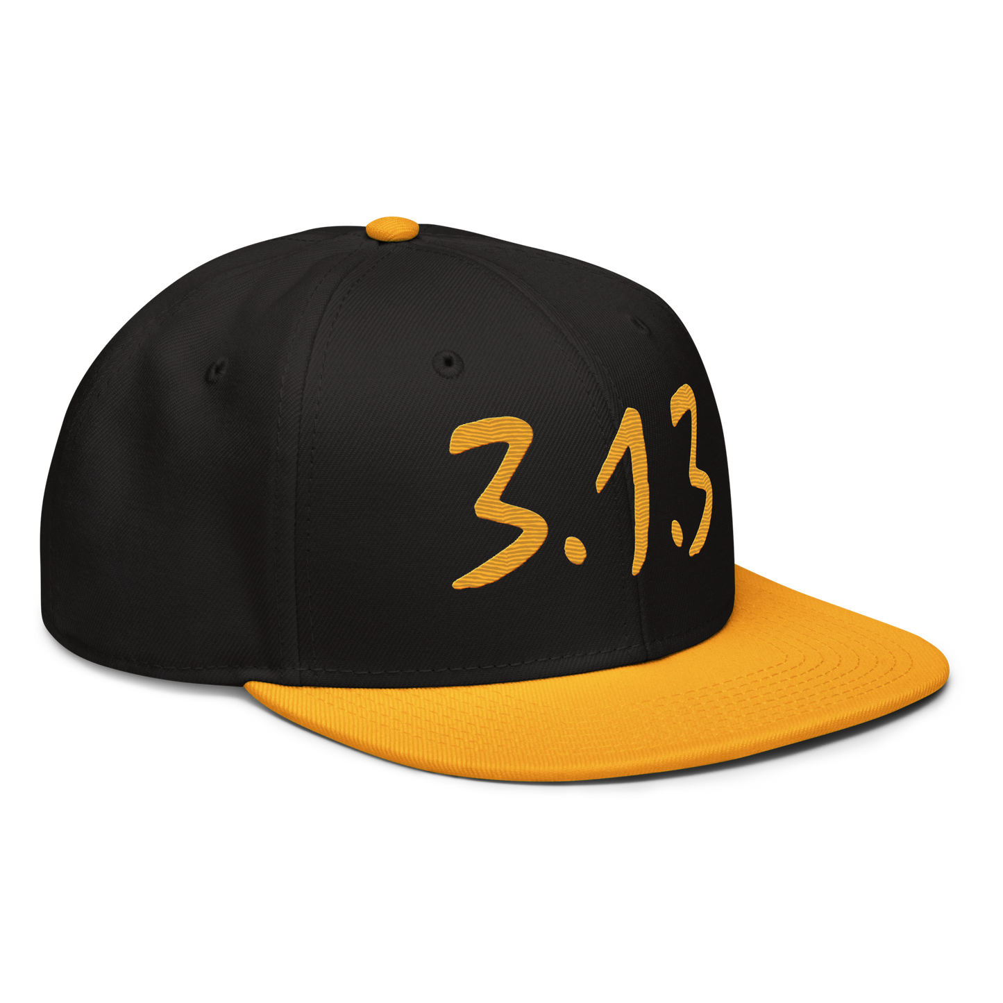 Detroit '313 Snapback (All Gold Compton Font) | 6-Panel