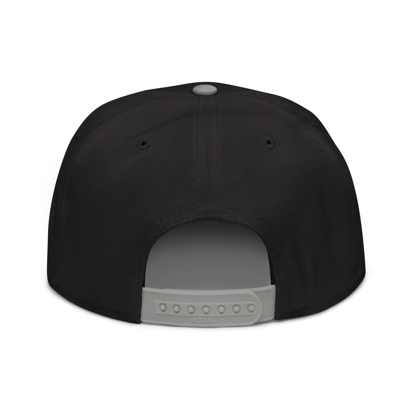 Detroit '313' Snapback (Glam Font) | 6-Panel - Grey