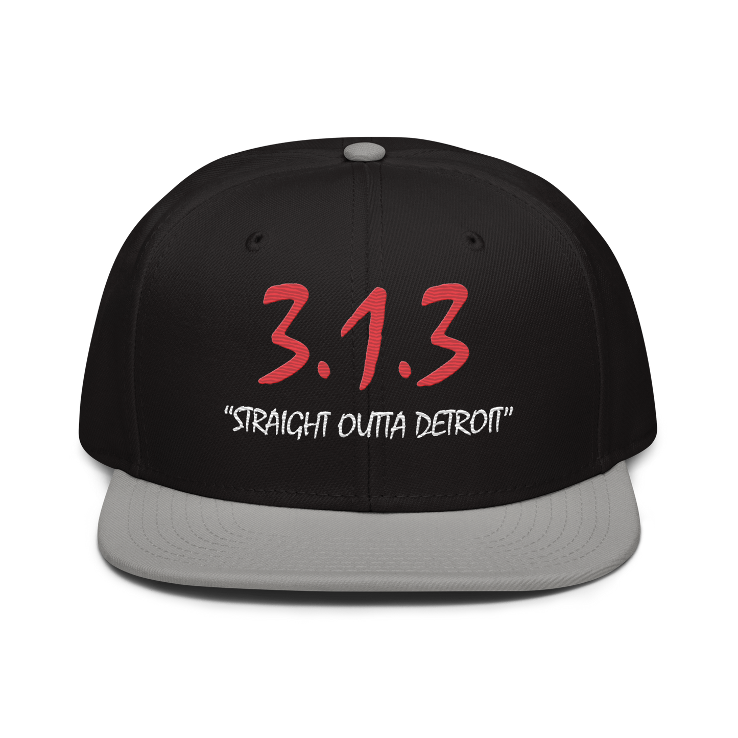 '313 Straight Outta Detroit' Snapback | 6-Panel