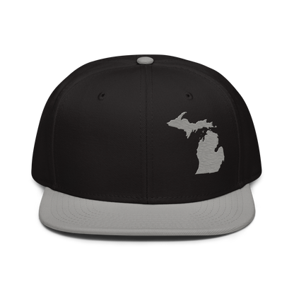 Michigan Snapback | 6-Panel - Grey Outline