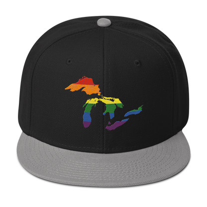 Great Lakes Snapback | 6-Panel - Rainbow Pride Edition