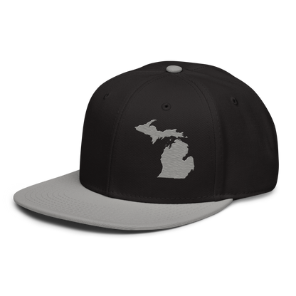 Michigan Snapback | 6-Panel - Grey Outline