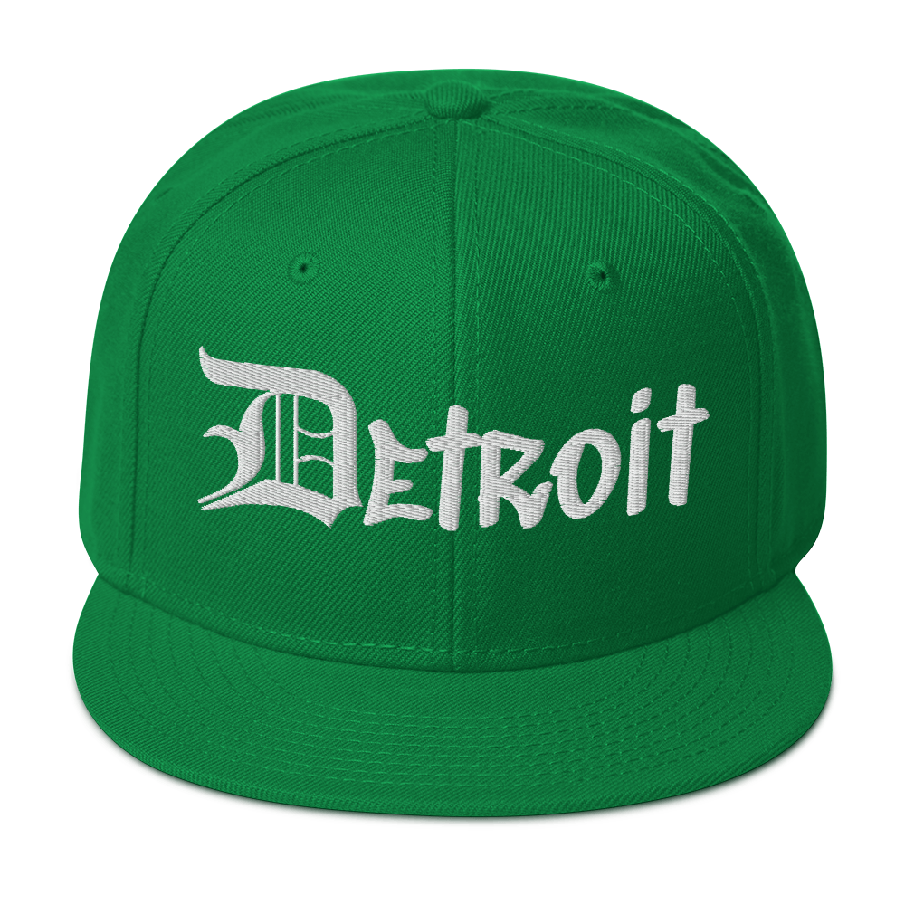 'Detroit' Snapback (OED Tag Font) | 6-Panel