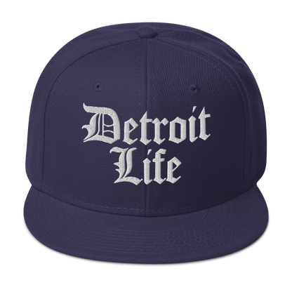 'Detroit Life' Flat Bill Snapback | 6-Panel