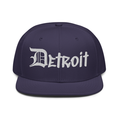 'Detroit' Snapback (OED Tag Font) | 6-Panel