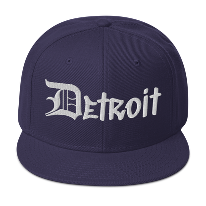 'Detroit' Snapback (OED Tag Font) | 6-Panel