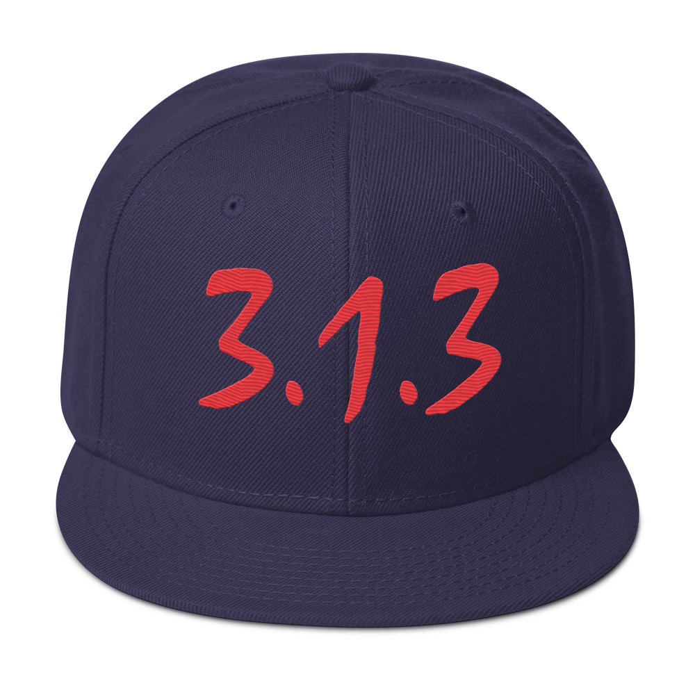 Detroit '313 Snapback (Compton Font) | 6-Panel