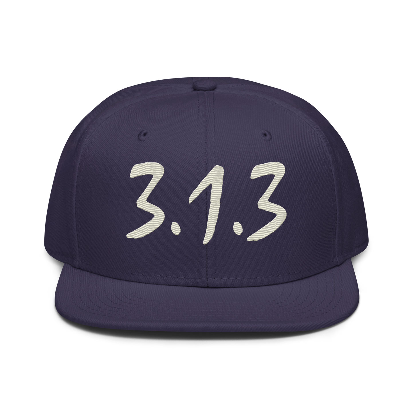 Detroit '313 Snapback (Ivory Compton Font) | 6-Panel