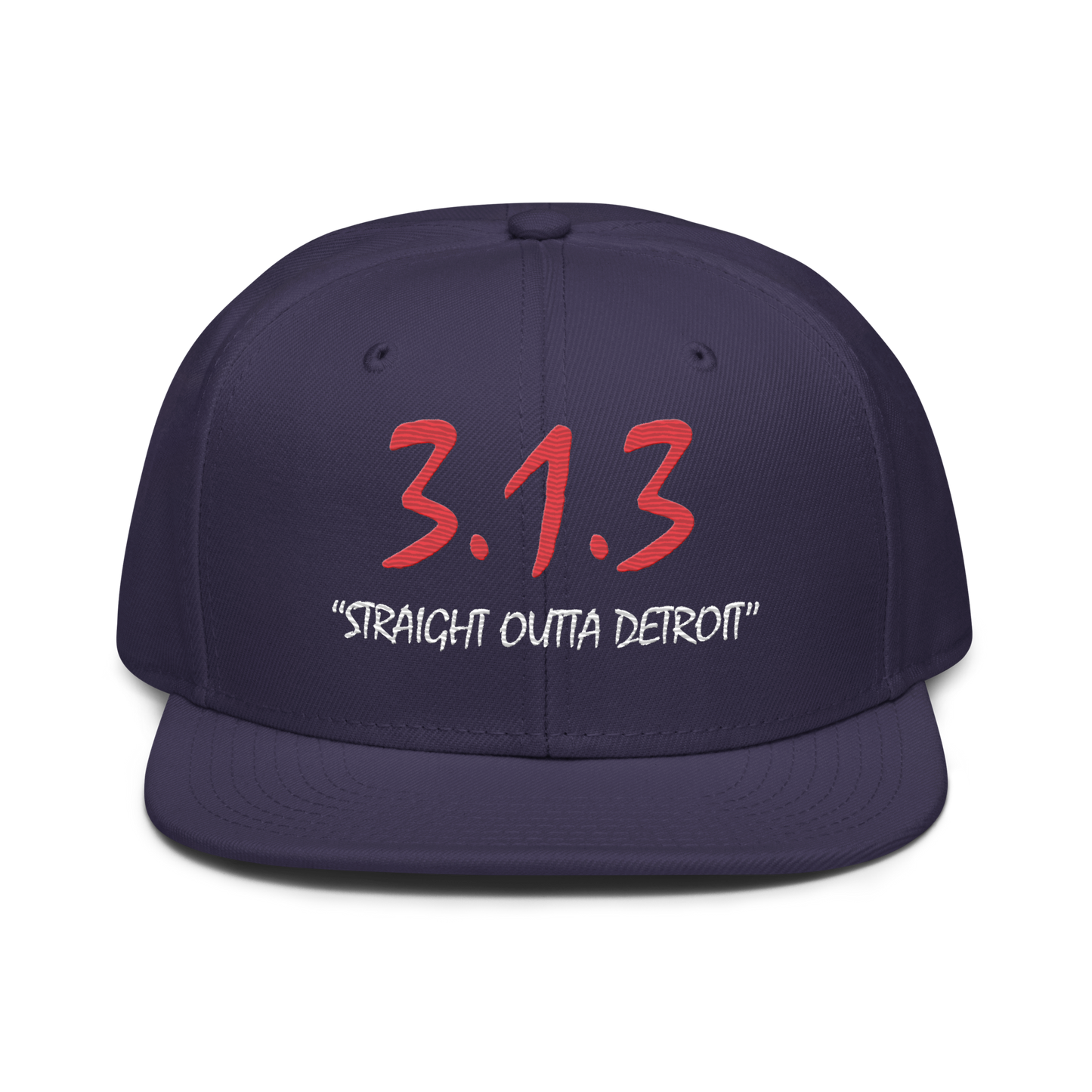 '313 Straight Outta Detroit' Snapback | 6-Panel