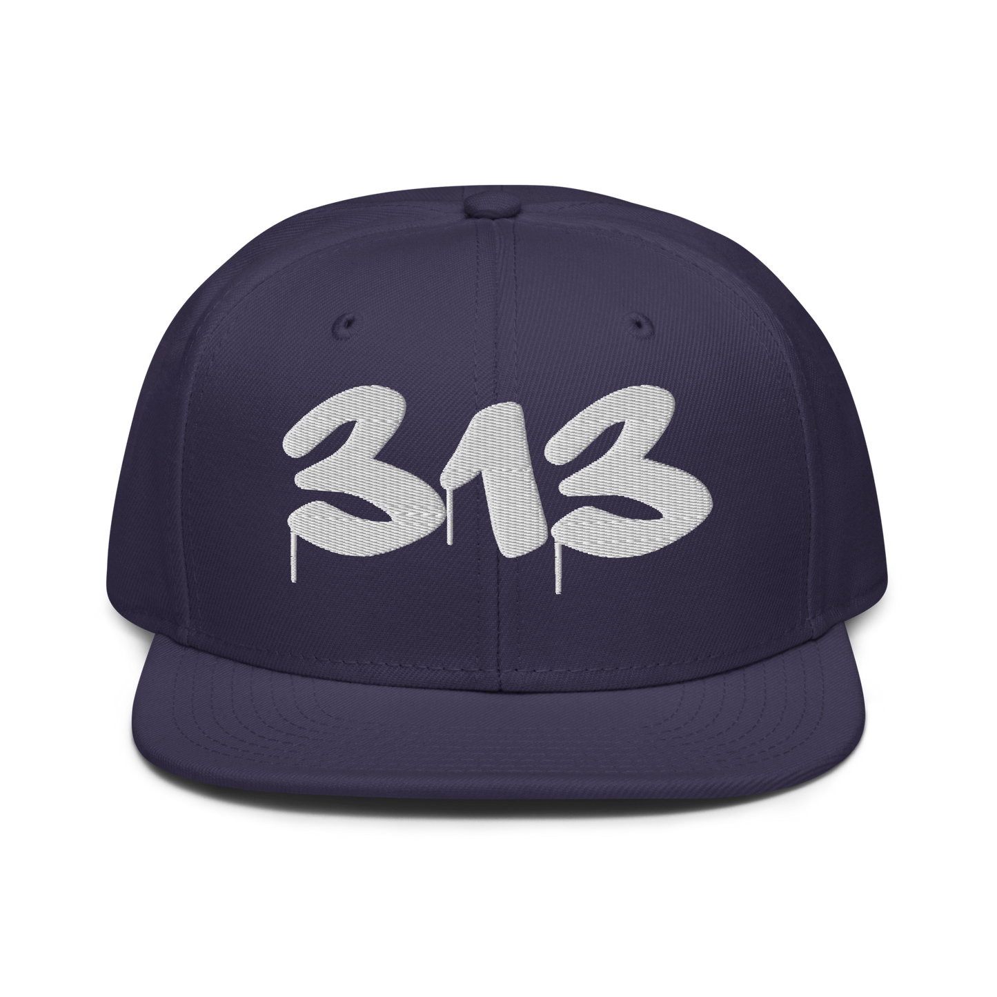 Detroit '313' Snapback (Tag Font) | 6-Panel