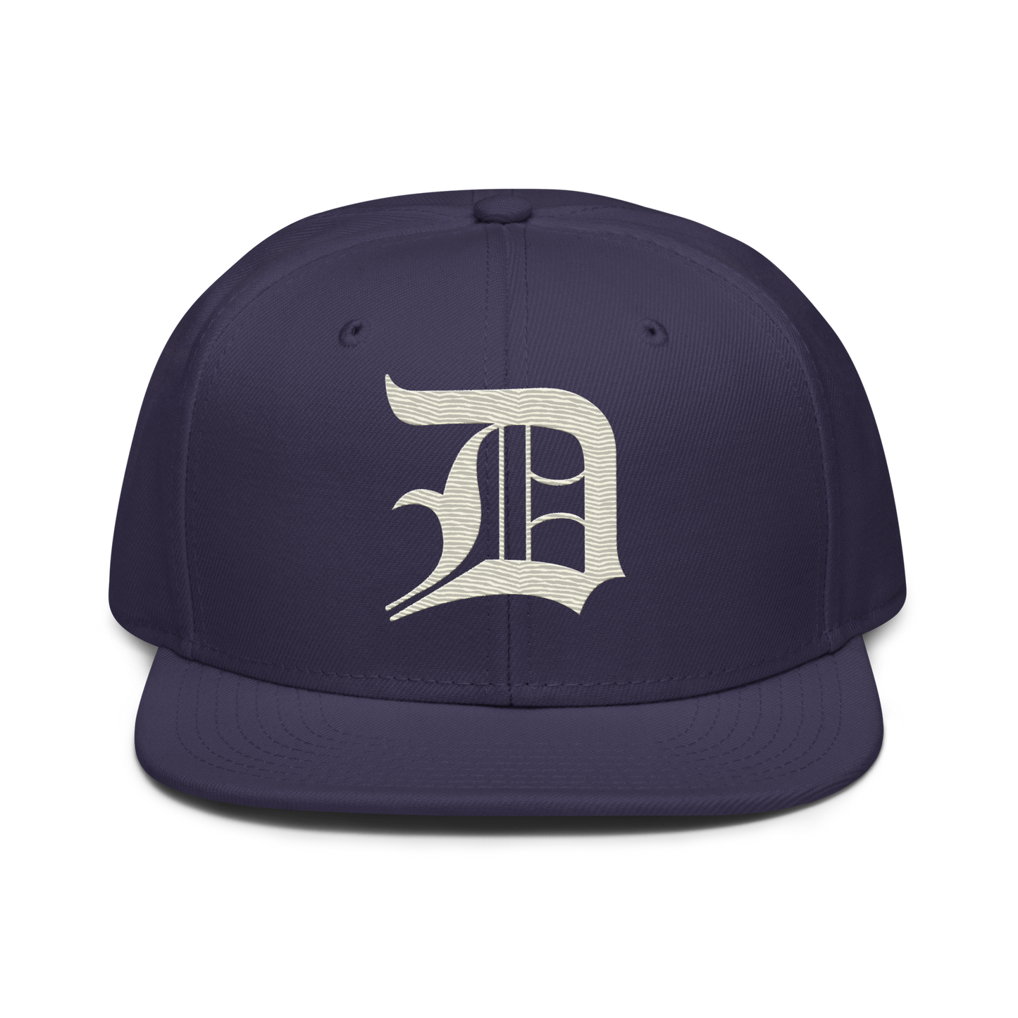 Detroit 'Old English D' Snapback | 6-Panel - Ivory White