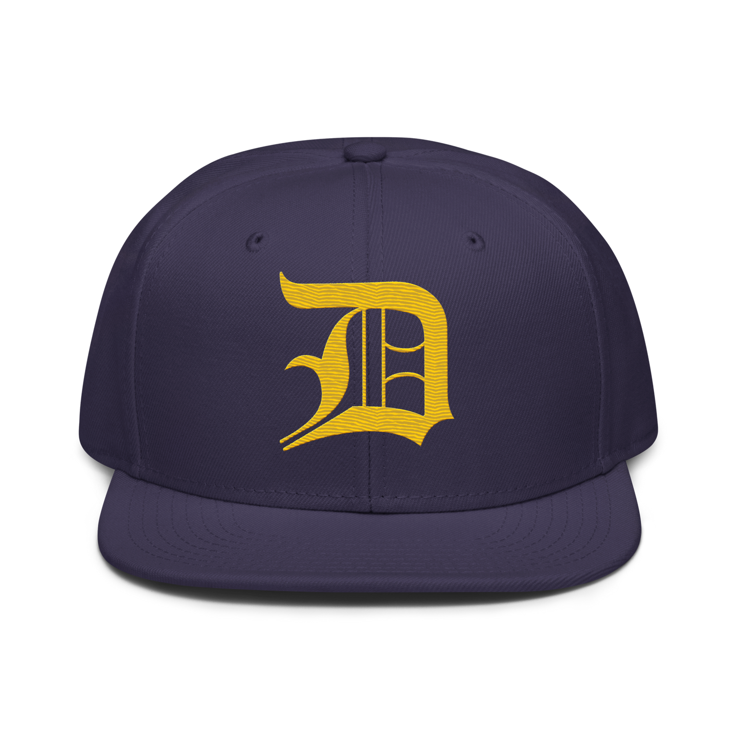 Detroit 'Old English D' Snapback | 6-Panel - Maize