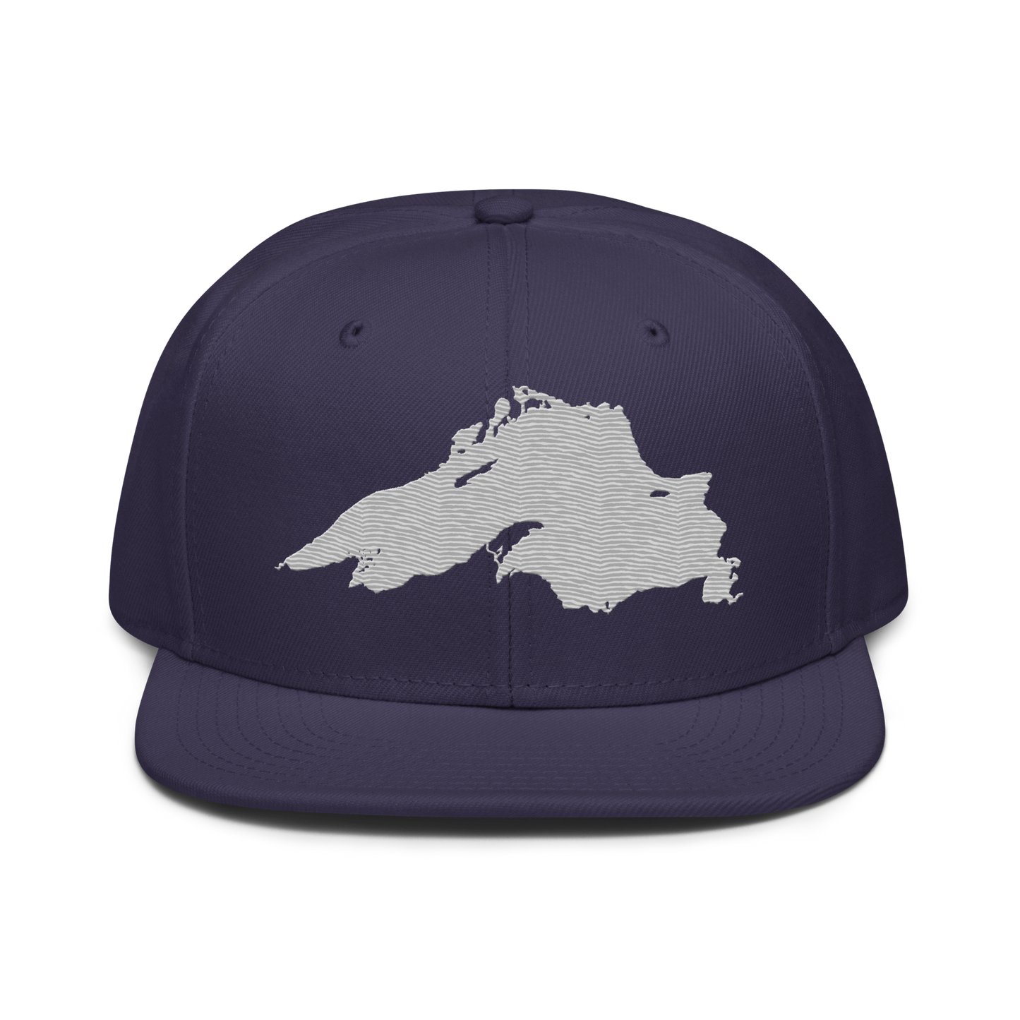 Lake Superior Snapback | 6-Panel - Platinum