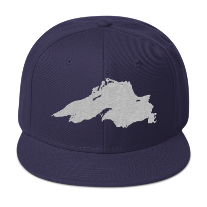 Lake Superior Snapback | 6-Panel - Platinum