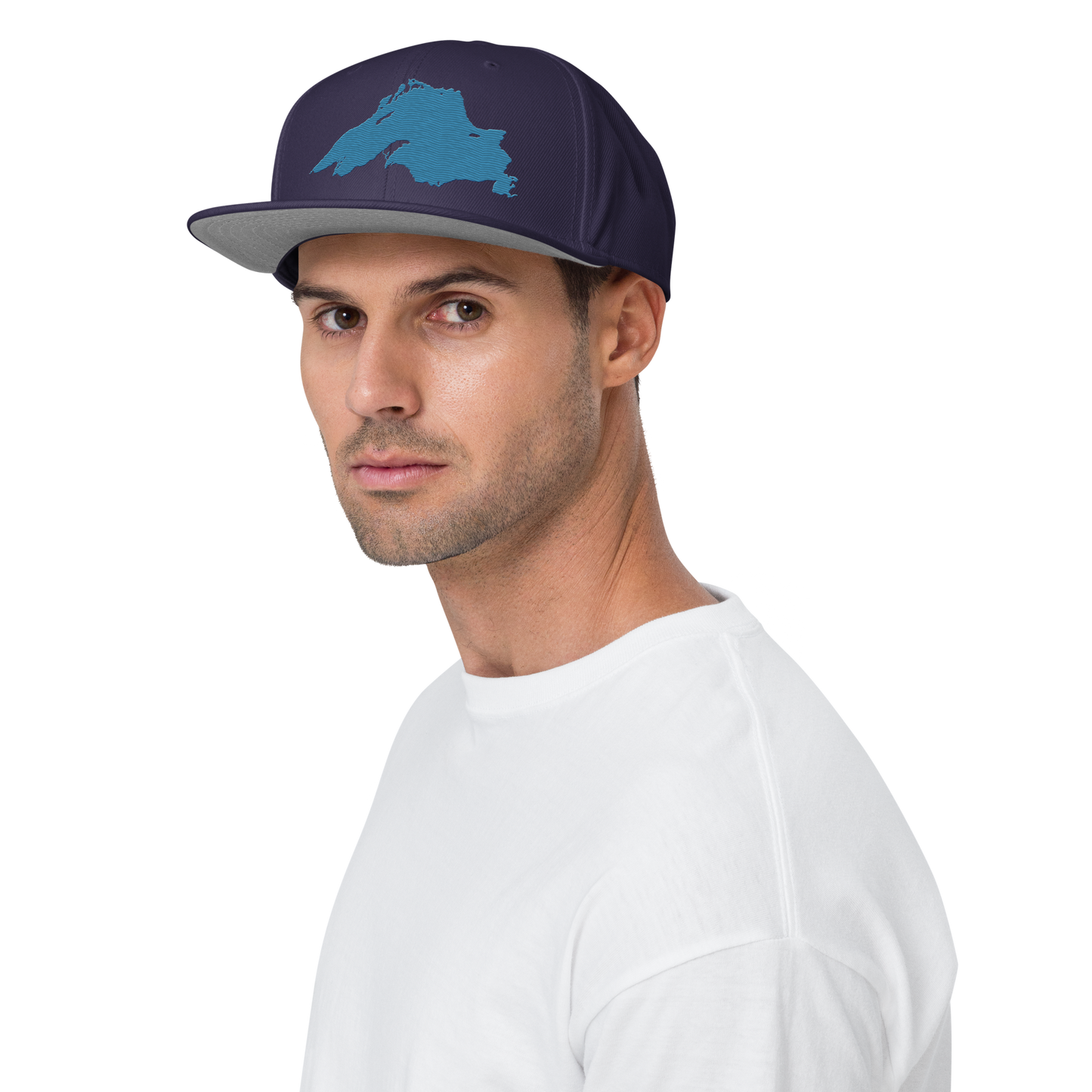 Lake Superior Snapback | 6-Panel - Traverse Blue