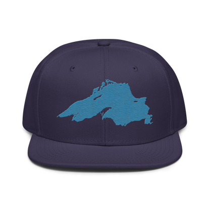 Lake Superior Snapback | 6-Panel - Traverse Blue