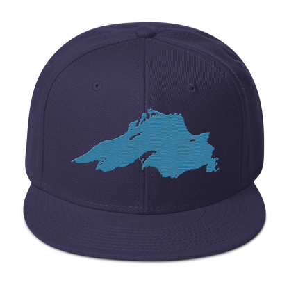 Lake Superior Snapback | 6-Panel - Traverse Blue